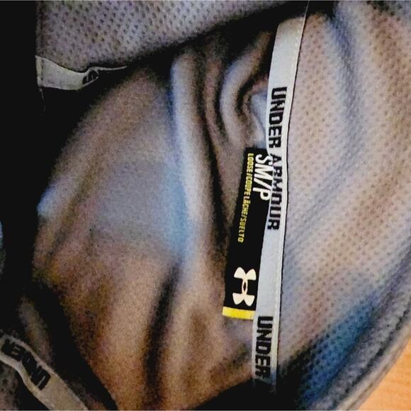 UNDER ARMOUR GRAY/BLACK ZIP FRONT COLORBLOCK JACKET SIZE SMALL - Picture 5 of 6